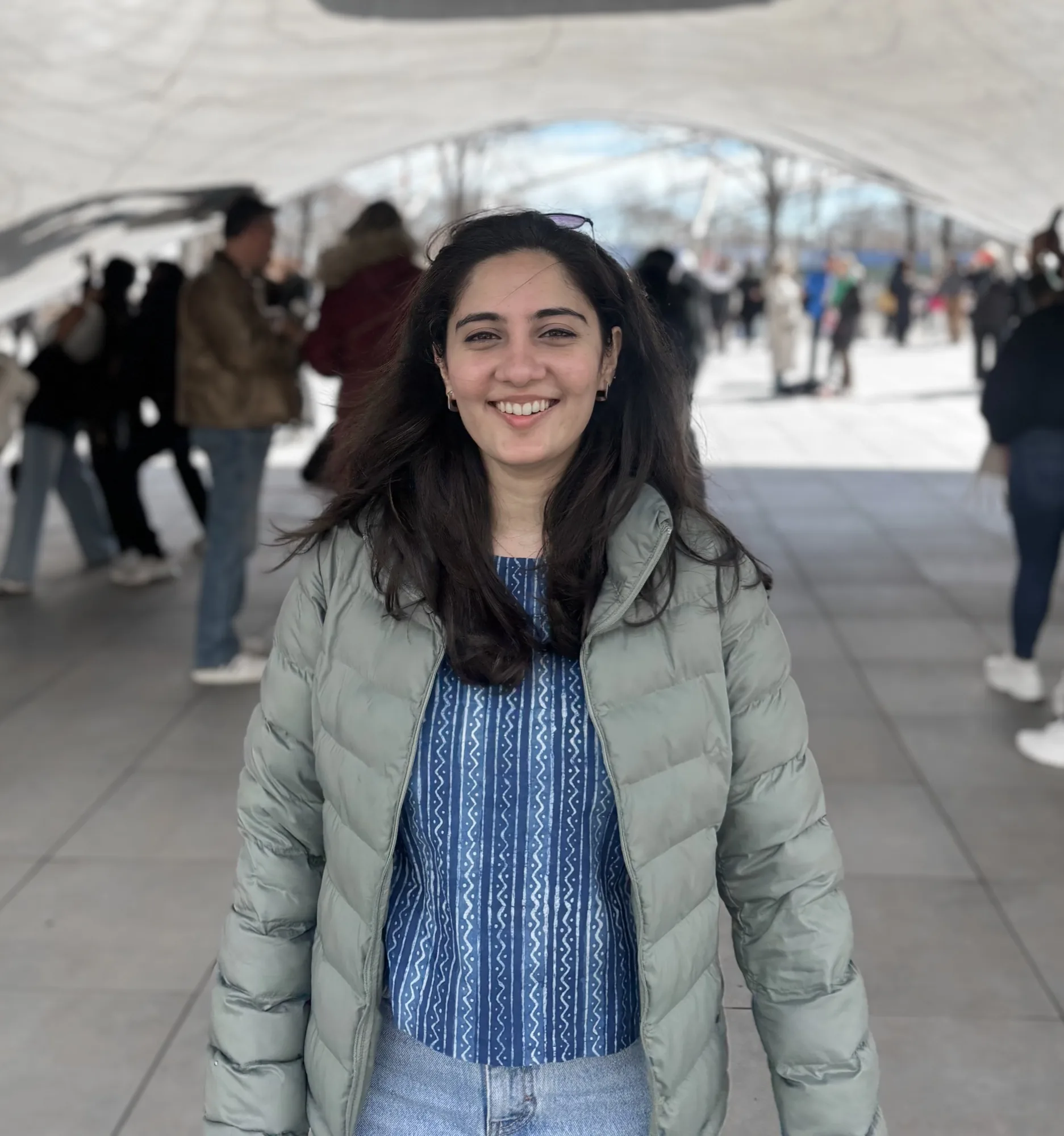 Darshi at Cloud Gate in Chicago