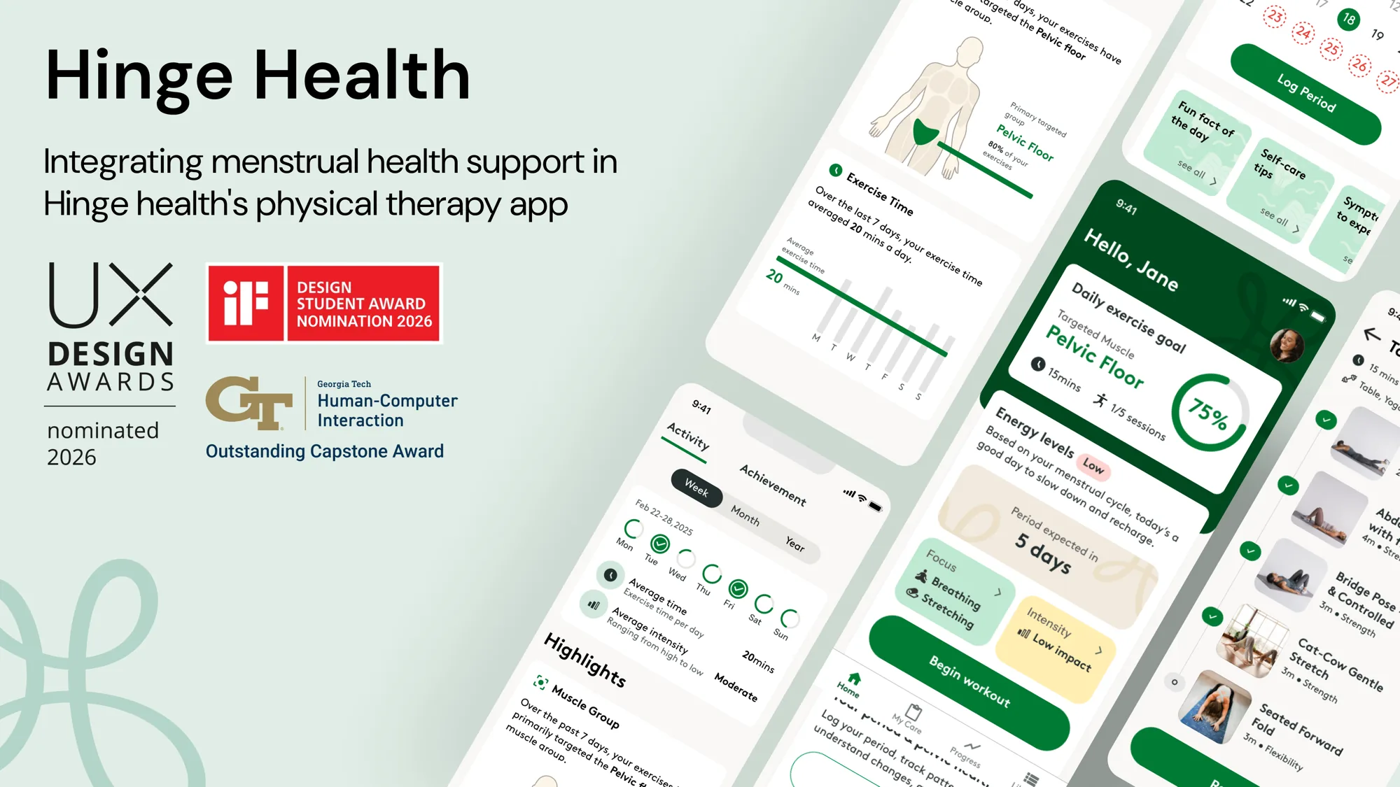 Hinge Health menstrual health integration — case study banner